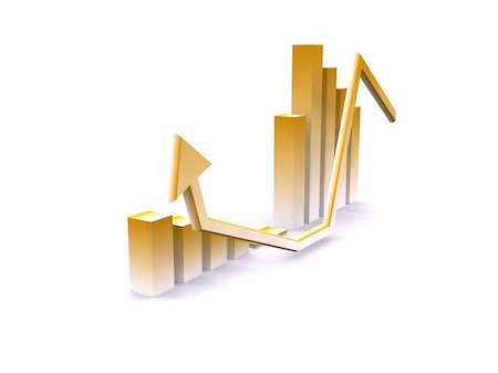 simsearch:400-08159289,k - crisis finances diagram. 3d Stockbilder - Microstock & Abonnement, Bildnummer: 400-04756000