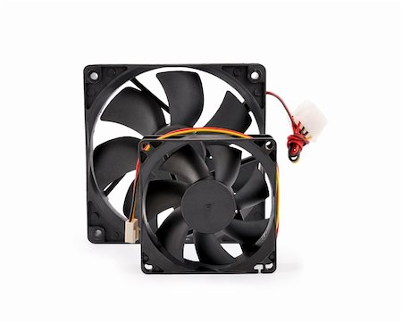 simsearch:400-08572073,k - The computer fan isolated on white background Stock Photo - Budget Royalty-Free & Subscription, Code: 400-04756495