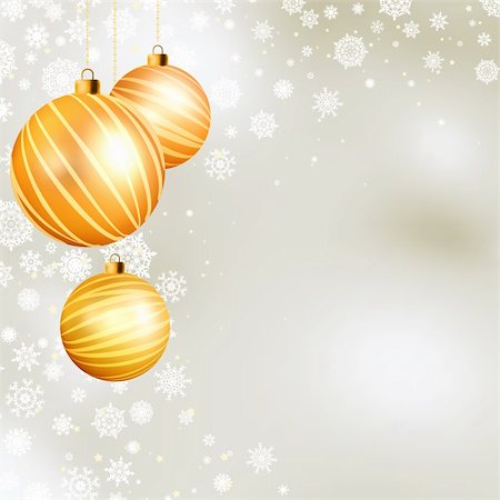 simsearch:400-04073863,k - Gold christmas ball. EPS 8 vector file included Photographie de stock - Aubaine LD & Abonnement, Code: 400-04756547