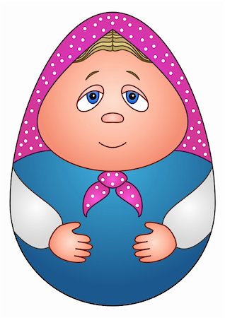 simsearch:400-04786757,k - Doll matreshka, Russian traditional national wooden doll Stock Photo - Budget Royalty-Free & Subscription, Code: 400-04757230
