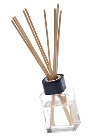 simsearch:633-01273498,k - Reed Diffuser to Make a Room Smell Nice.  Isolated on White with a Clipping Path. Stock Photo - Budget Royalty-Free & Subscription, Code: 400-04758668