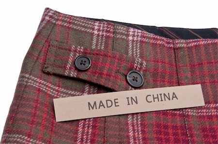 plaid skirt - School Uniform Made in China.  Clothing Concept. Stock Photo - Budget Royalty-Free & Subscription, Code: 400-04759151