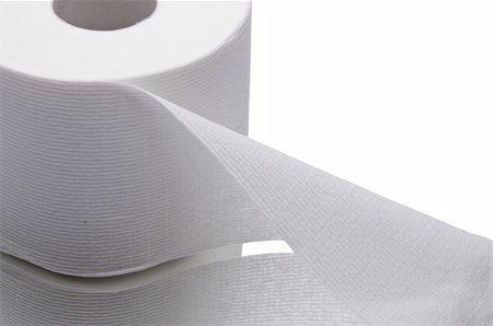 Toilet Paper image with white background. Fotografie stock - Microstock e Abbonamento, Codice: 400-04759280