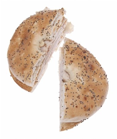 simsearch:400-05308926,k - Turkey on an everything bagel sandwich.  Isolated on white with a clipping path. Photographie de stock - Aubaine LD & Abonnement, Code: 400-04759296