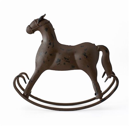 rocking horse. vintage souvenir Stock Photo - Budget Royalty-Free & Subscription, Code: 400-04759307