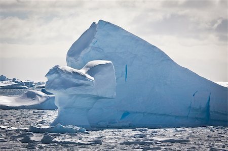 simsearch:400-04760147,k - Antarctic iceberg in the snow Stock Photo - Budget Royalty-Free & Subscription, Code: 400-04750153