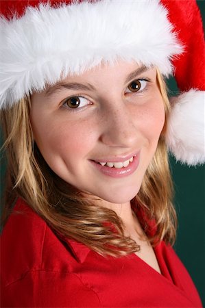 Teenage female model on a white background Photographie de stock - Aubaine LD & Abonnement, Code: 400-04750161