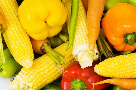 simsearch:400-04243170,k - Various colourful vegetables arranges at the market Stock Photo - Budget Royalty-Free & Subscription, Code: 400-04750371