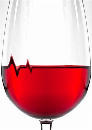 shiraz - A glass of red wine a day after a meal is scientifically proven to be good for your heart's health Stock Photo - Budget Royalty-Free & Subscription, Code: 400-04750909