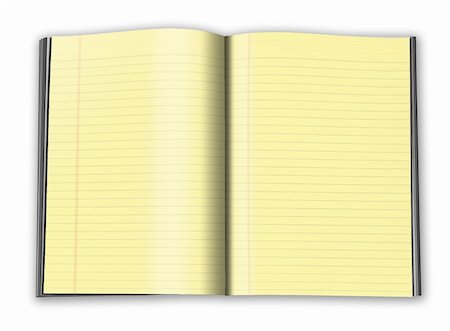 simsearch:400-04783872,k - 3d Illustration of a notebook with yellow leaves Photographie de stock - Aubaine LD & Abonnement, Code: 400-04751804