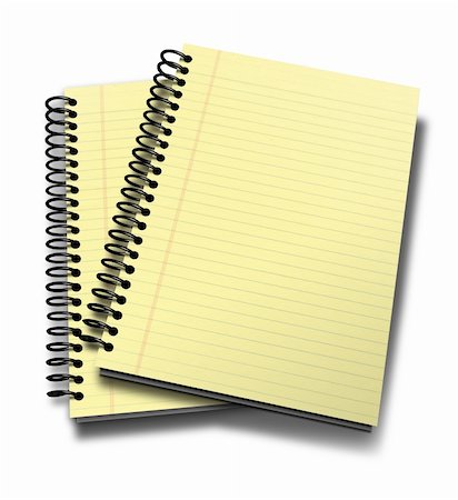simsearch:400-04783872,k - 3d Illustration of a notebook with yellow leaves Photographie de stock - Aubaine LD & Abonnement, Code: 400-04751806