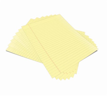 pakmor2011 (artist) - 3d Illustration of a notebook with yellow leaves Photographie de stock - Aubaine LD & Abonnement, Code: 400-04751811