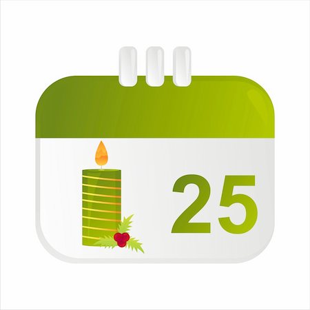 simsearch:400-05725983,k - christmas calendar icon Stock Photo - Budget Royalty-Free & Subscription, Code: 400-04751853