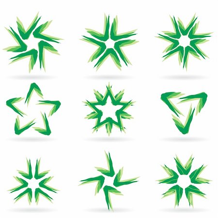 simsearch:400-04752261,k - Set of different stars icons for your design. White releases #14. Photographie de stock - Aubaine LD & Abonnement, Code: 400-04752262