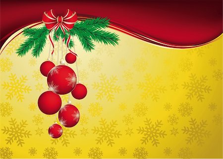 simsearch:400-04659528,k - Vector Christmas & New-Year's greeting card Photographie de stock - Aubaine LD & Abonnement, Code: 400-04752397