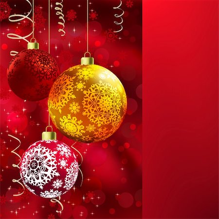 star background banners - Merry christmas card. EPS 8 vector file included Stock Photo - Budget Royalty-Free & Subscription, Code: 400-04752549