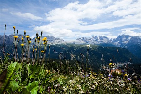 simsearch:400-04365372,k - Mountain top under the blue sky with clouds. Stock Photo - Budget Royalty-Free & Subscription, Code: 400-04752821