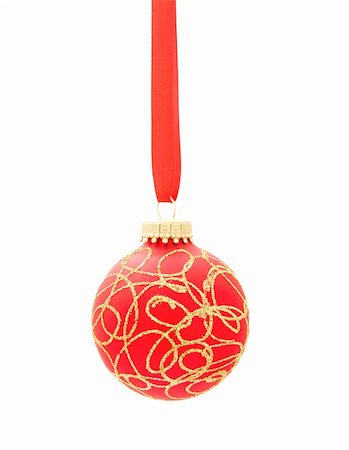 red christmas bulbs - Christmas ball Stock Photo - Budget Royalty-Free & Subscription, Code: 400-04752958