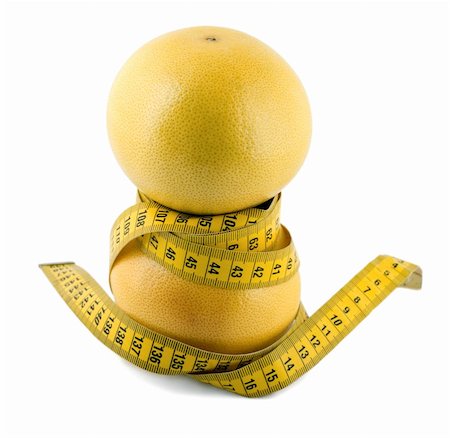 danilin (artist) - grapefruit with measuring tape over white background Fotografie stock - Microstock e Abbonamento, Codice: 400-04753368