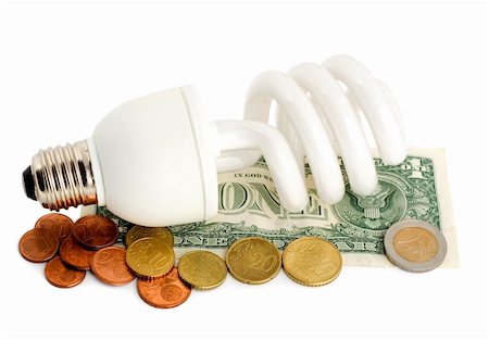 simsearch:400-04366277,k - Fluorescent light bulb isolated on white Stock Photo - Budget Royalty-Free & Subscription, Code: 400-04753360