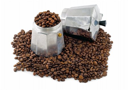 simsearch:400-04172155,k - maker coffee isolated on white background Foto de stock - Super Valor sin royalties y Suscripción, Código: 400-04753382