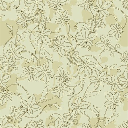 simsearch:400-05268518,k - seamless floral texture, this illustration may be useful as designer work Stock Photo - Budget Royalty-Free & Subscription, Code: 400-04753477