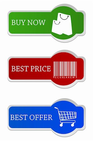 simsearch:400-06692000,k - illustration of shopping tags on whitebackground Stock Photo - Budget Royalty-Free & Subscription, Code: 400-04764008