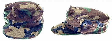 simsearch:400-04764161,k - USA Marine Corps Military Hat from Two Angles.  Isolated on White with a Clipping Path. Foto de stock - Super Valor sin royalties y Suscripción, Código: 400-04764162