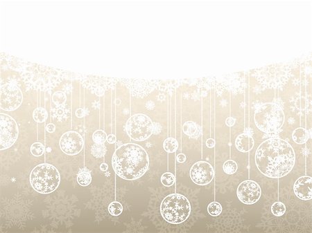 simsearch:400-04761157,k - Elegant christmas background with snowflakes. EPS 8 vector file included Stock Photo - Budget Royalty-Free & Subscription, Code: 400-04764357