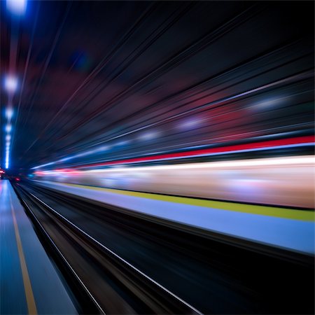 the background of the high-speed train with motion blur outdoor. Stock Photo - Budget Royalty-Free & Subscription, Code: 400-04764417