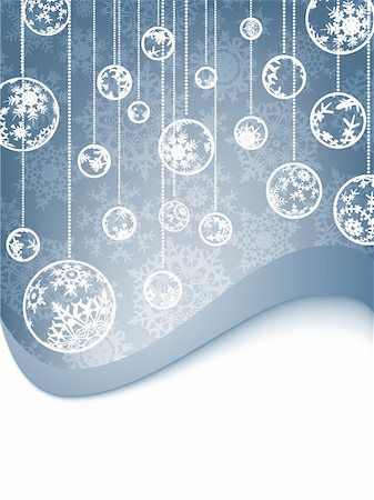 simsearch:400-04240721,k - Christmas background with snowflakes. EPS 8 vector file included Stockbilder - Microstock & Abonnement, Bildnummer: 400-04765826