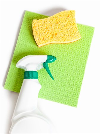 detergente - An image of a sponge and some cleaning Foto de stock - Super Valor sin royalties y Suscripción, Código: 400-04766237