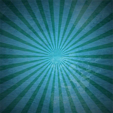 raphtong (artist) - vintage background with colored rays blue and green Fotografie stock - Microstock e Abbonamento, Codice: 400-04766490