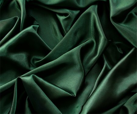 Smooth elegant dark green silk can use as background Photographie de stock - Aubaine LD & Abonnement, Code: 400-04767407