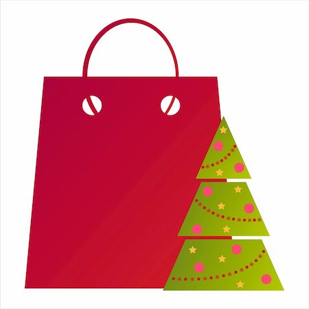 simsearch:400-05743697,k - christmas shopping bag Stock Photo - Budget Royalty-Free & Subscription, Code: 400-04767788