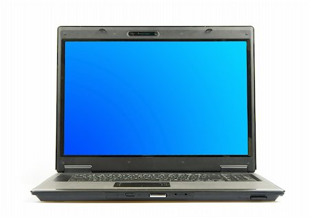 simsearch:400-05078674,k - professional laptop isolated on white background Fotografie stock - Microstock e Abbonamento, Codice: 400-04767900