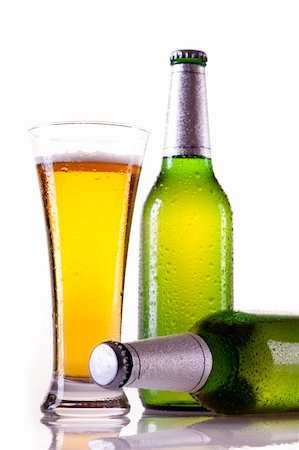 simsearch:400-03999848,k - Perfectly chilled beer, in ideal color, just for your table! Studio shots Stock Photo - Budget Royalty-Free & Subscription, Code: 400-04767928