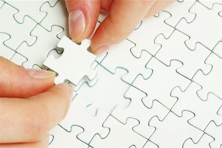 hands holding a puzzle piece . business concepts Stock Photo - Budget Royalty-Free & Subscription, Code: 400-04768044