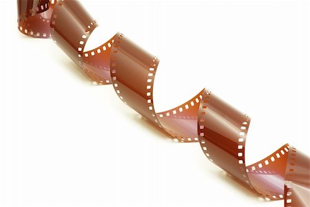 film strip in front of a white background Stock Photo - Budget Royalty-Free & Subscription, Code: 400-04768068