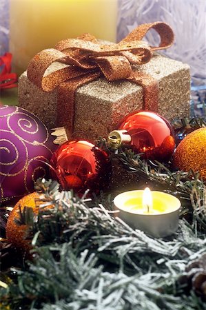 shantishanti (artist) - Christmas decoration Fotografie stock - Microstock e Abbonamento, Codice: 400-04768691