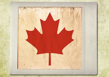 flag of vintage instant photo,,Canada Stock Photo - Budget Royalty-Free & Subscription, Code: 400-04768831