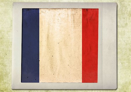 flag of vintage instant photo,france Stock Photo - Budget Royalty-Free & Subscription, Code: 400-04768832