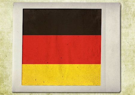 flag of vintage instant photo,germany Stock Photo - Budget Royalty-Free & Subscription, Code: 400-04768833