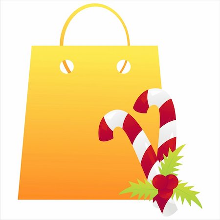 simsearch:400-05743697,k - christmas shopping bag Stock Photo - Budget Royalty-Free & Subscription, Code: 400-04768985