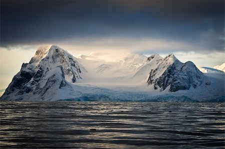 Beautiful snow-capped mountains against the sky Stock Photo - Budget Royalty-Free & Subscription, Code: 400-04769083