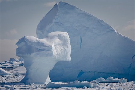 simsearch:400-08552921,k - Antarctic iceberg in the snow Stock Photo - Budget Royalty-Free & Subscription, Code: 400-04769091