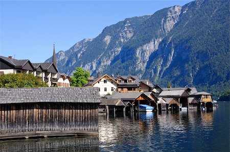 Hallstatt-Dachstein Salzkammergut Cultural Landscape, One of the UNESCO World Heritage Sites in Austria, Europe Foto de stock - Super Valor sin royalties y Suscripción, Código: 400-04760322