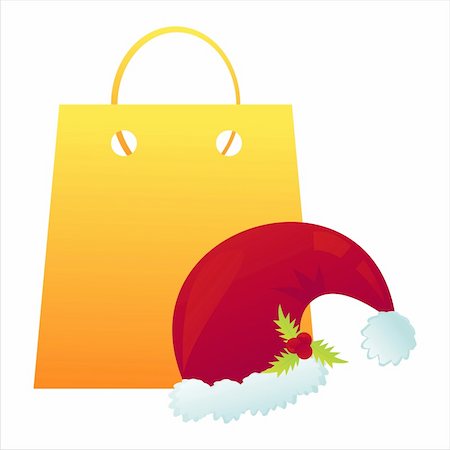 simsearch:400-05743697,k - christmas shopping bag Stock Photo - Budget Royalty-Free & Subscription, Code: 400-04760407