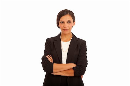 simsearch:400-07246047,k - Portrait of confident young businesswoman with arms crossed Foto de stock - Super Valor sin royalties y Suscripción, Código: 400-04760616