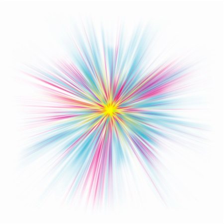 Abstract pastel starburst on white. High-key. Stock Photo - Budget Royalty-Free & Subscription, Code: 400-04761123